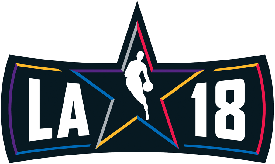 NBA All-Star Game 2018 Wordmark Logo iron on transfers for clothing
